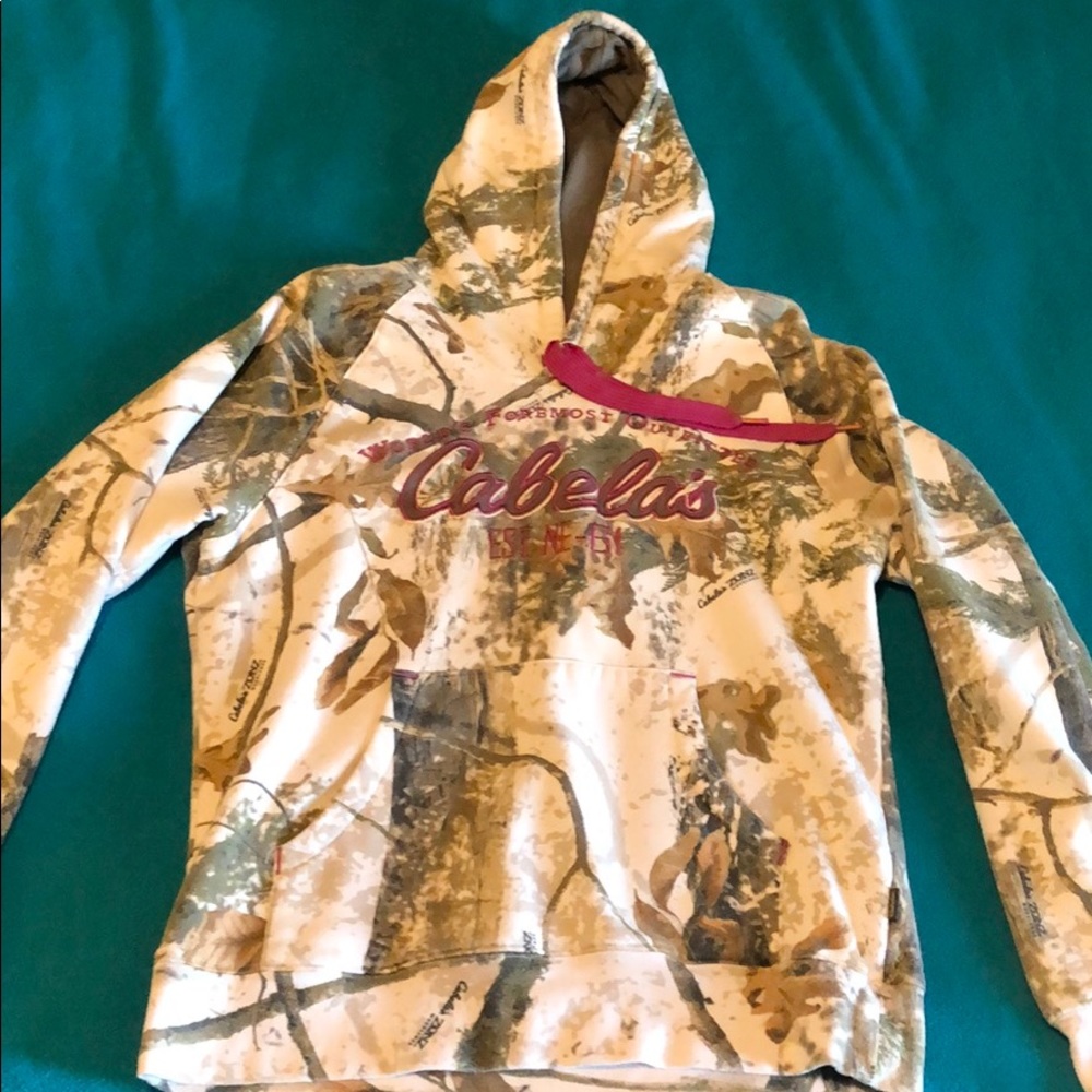 Cabela’s Women’s Sweatshirt - Large - White Camo